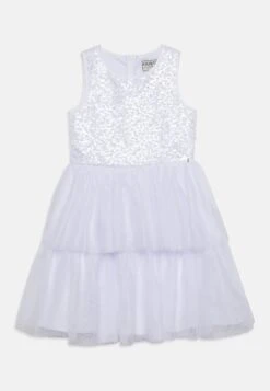 Guess Junior Mixed Dress Ceremony - Cocktail Dress / Party Dress - Pure White