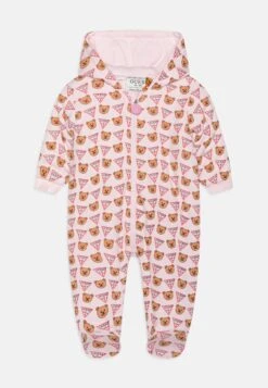 Guess Baby Padded Hooded Unisex - Baby Gifts - Ballet Pink