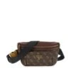 Guess MILANO COMPACT BUM BAG UNISEX - Bum Bag - Mehrfarbig Braun