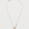 Guess WILD FLOWER - Necklace - Yellow Gold-coloured