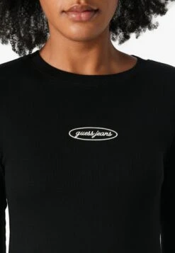 SLIM - Long Sleeved Top - Jet Black -Guess Clothing Sale 8ad3f4a8d2694fa6b1fec0c65b6ec708