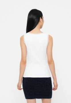 Guess LOGO TANK - Top - Pure White -Guess Clothing Sale 8bc0a79affc542e0b03bafcb083a664e