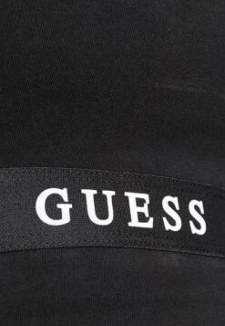 Guess Aline Bra Eco Stretch- Medium Support Sports Bra - Jet Black -Guess Clothing Sale 8c4ec99a10964696bf29f8b1ada858da