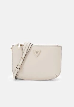 Guess TOP ZIP - Cross Body Bag - Stone