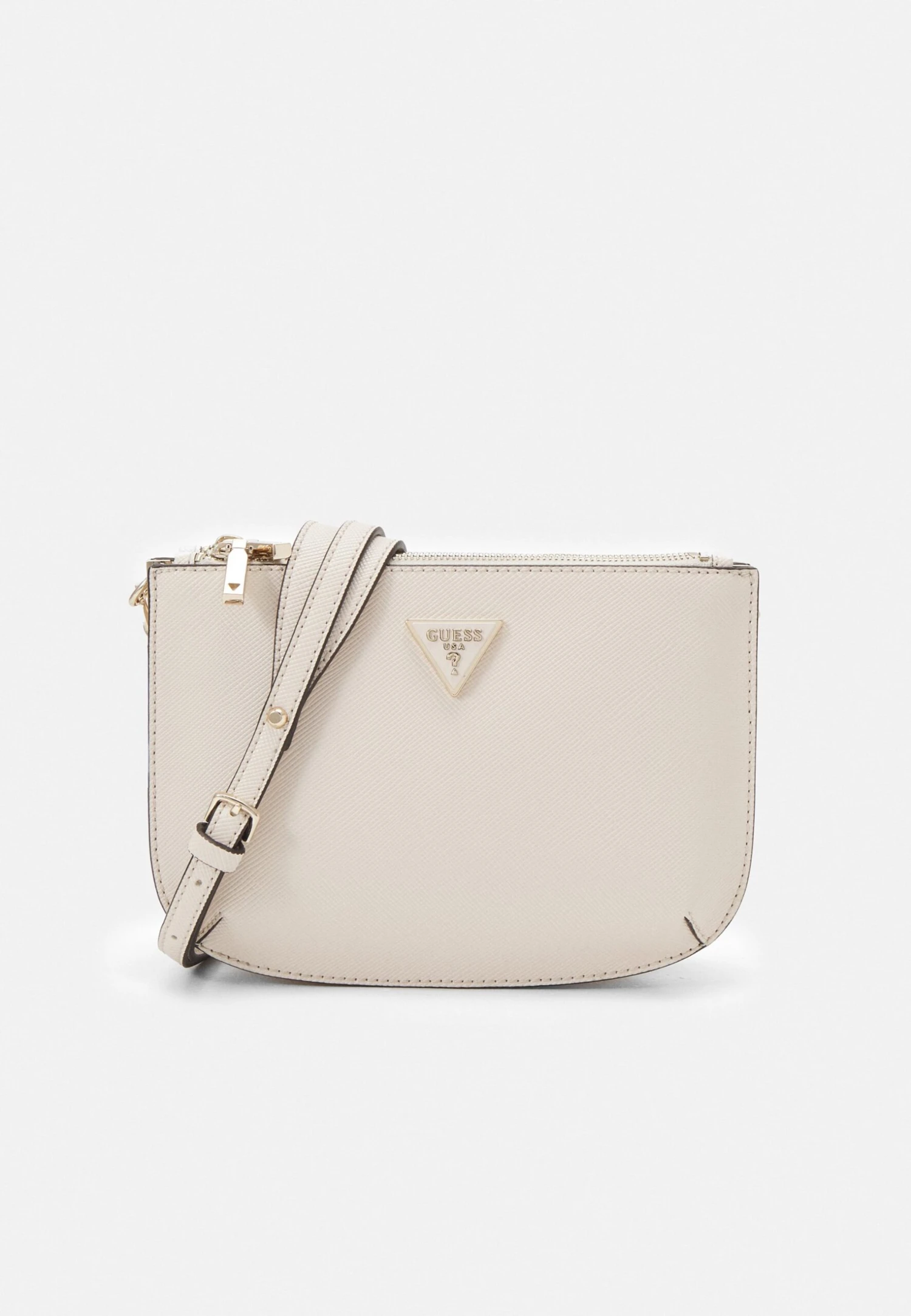 Guess TOP ZIP - Cross Body Bag - Stone 1 Guess TOP ZIP - Cross Body Bag - Stone