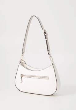 Guess NOELLE TOP ZIP SHOULDER BAG - Handbag - Off White/taupe -Guess Clothing Sale 8d5bc75dcaf24bd6bf2c6393848abaac