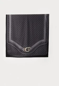 Guess NOELLE SCARF UNISEX - Scarf - Coal Logo
