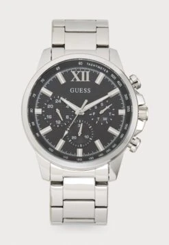 Guess WALKER - Chronograph Watch - Silver-coloured/black