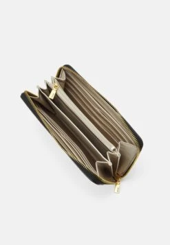 Guess Katey Large Zip Around - Wallet - White/Black -Guess Clothing Sale 8ddfebff50994e2d975633177f649bd4