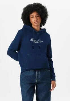 HOOD SCRIPT - Sweatshirt - Blue Indigo Wash -Guess Clothing Sale 8e0fec12514c4f8c887f77e16f11dc71