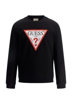 Guess Audley Cn- Sweatshirt - Jet Black A996 -Guess Clothing Sale 8f46d909a51a489280c064a62d8654eb