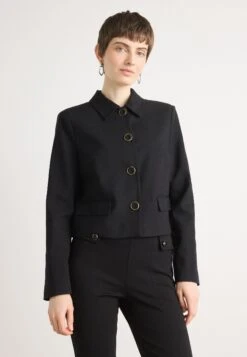 CHRISTINA CROPPED JACKET - Summer Jacket - Black