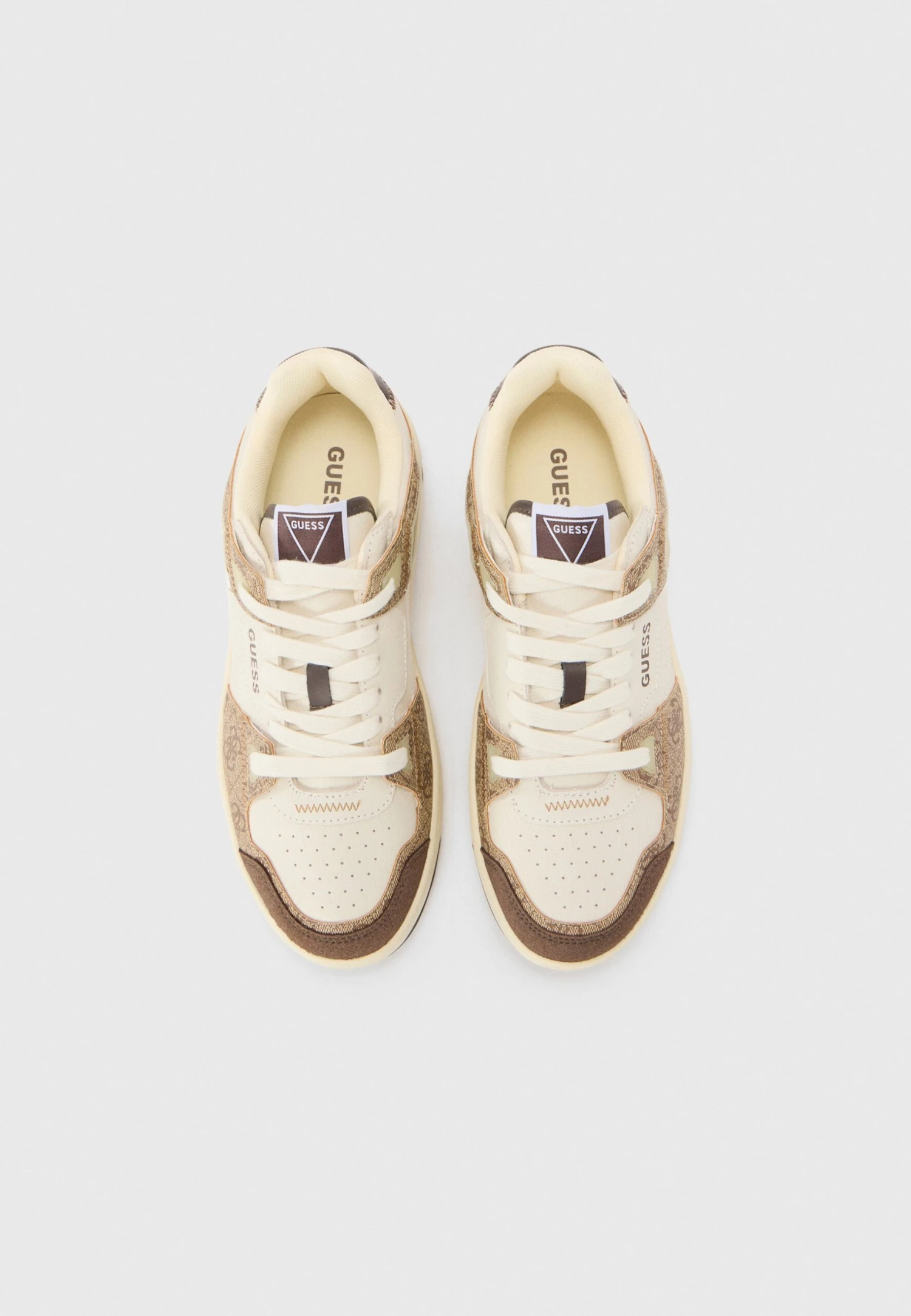 Guess VINCENT - Trainers - White/beige 4 Guess VINCENT - Trainers - White/beige - Image 4