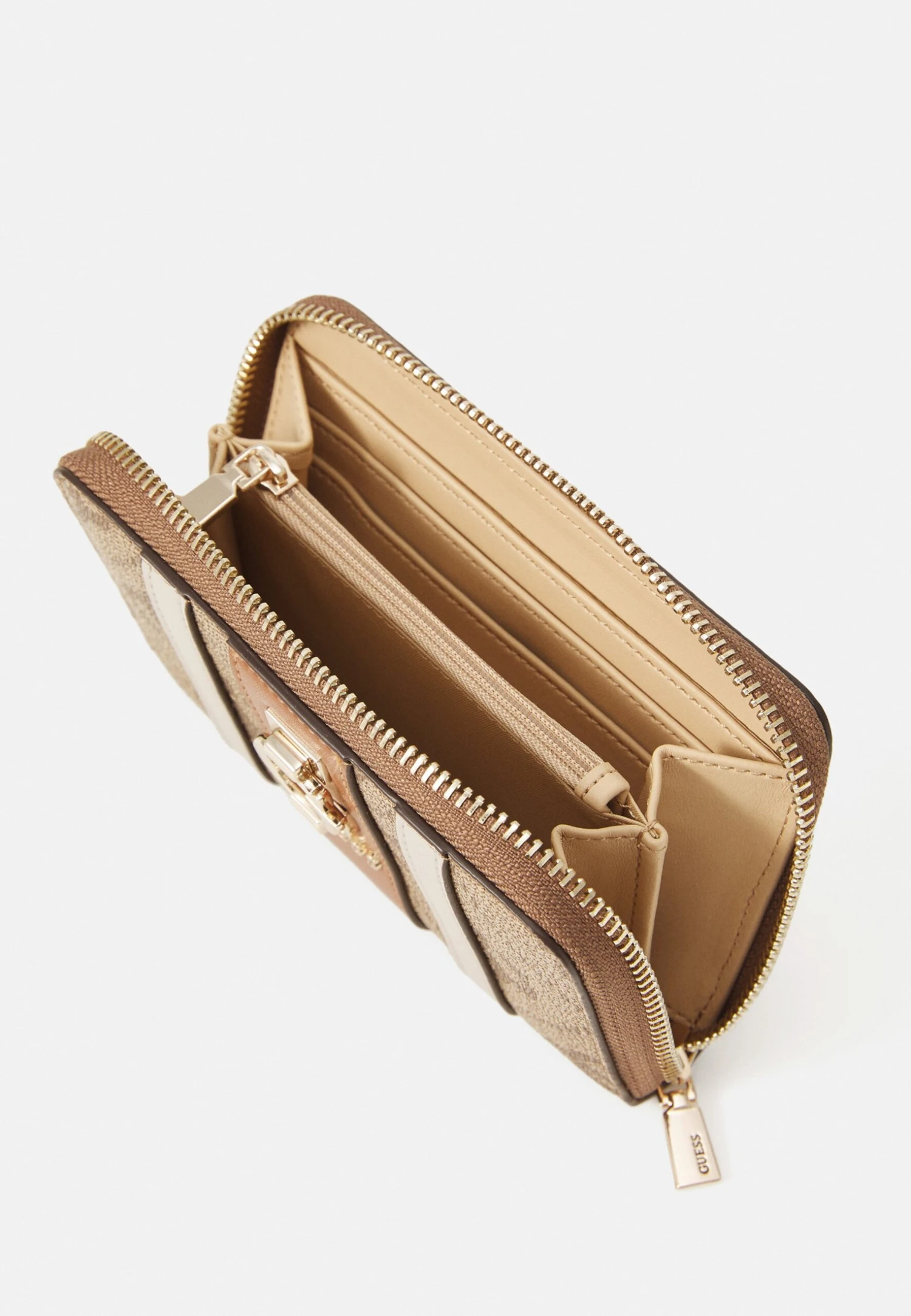 Guess ERENIA MEDIUM ZIP AROUND - Wallet - Latte 3 Guess ERENIA MEDIUM ZIP AROUND - Wallet - Latte - Image 3