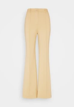 Claire Pintuck Flared Pants - Trousers - Honey Oat -Guess Clothing Sale 914fa6bbed704bc2b49461b25aa0c06e