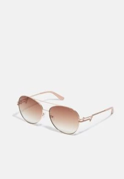 Guess Sunglasses - Shiny Rose Gold / Bordeaux Mirror