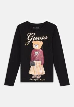 Guess Long Sleeved Top - Jet Black