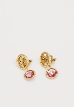 Guess PETRA - Earrings - Yellow Gold-coloured/fuchsia