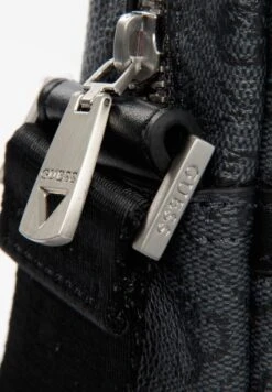 Guess VEZZOLA SMRT TOP ZP XBODY FLT - Cross Body Bag - Black -Guess Clothing Sale 939cad41346c45c7930d645c3a706443