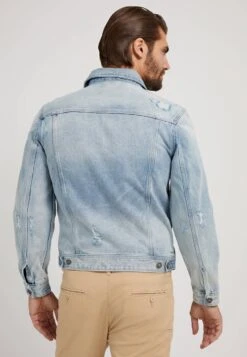 Guess Regular Fit - Denim Jacket - Blau -Guess Clothing Sale 93f9d1bc1d854939b4d81200de8683d9