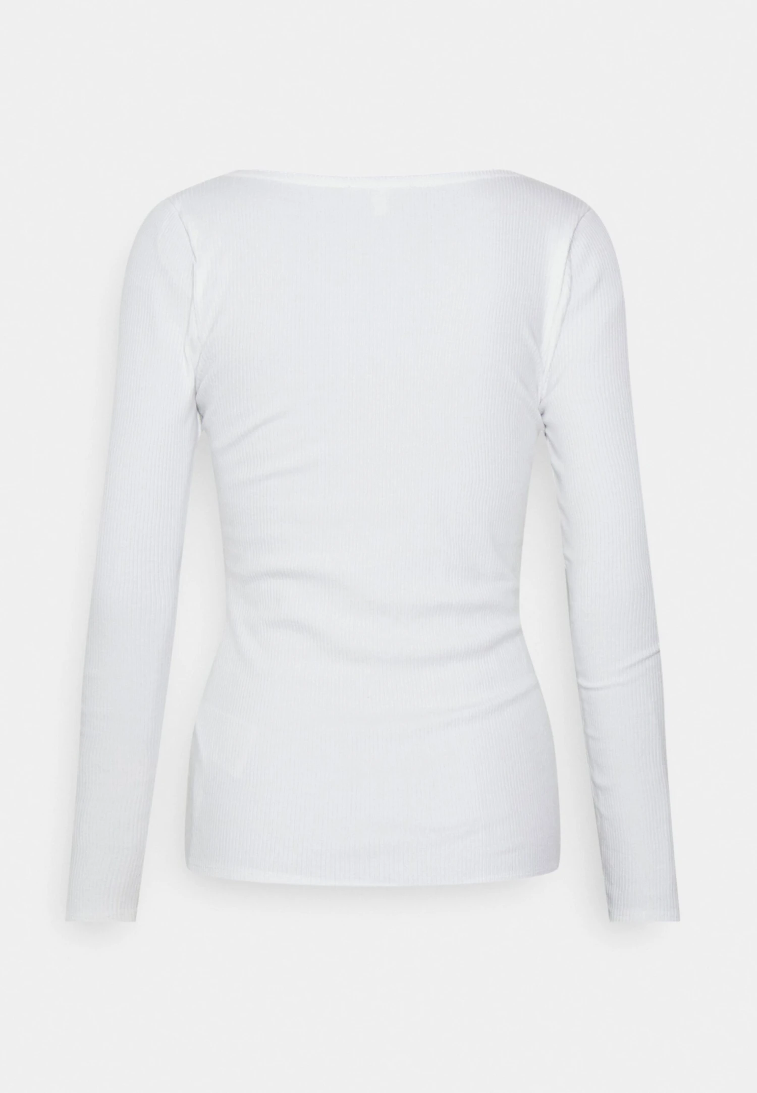 Guess Karlee Henley- Long Sleeved Top - Pure White 2 Guess Karlee Henley- Long Sleeved Top - Pure White - Image 2