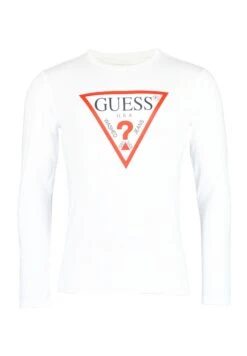 Guess ORIGINAL LOGO - Long Sleeved Top - Weiß