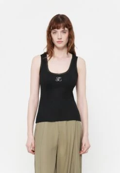 Guess LOGO TANK - Top - Jet Black