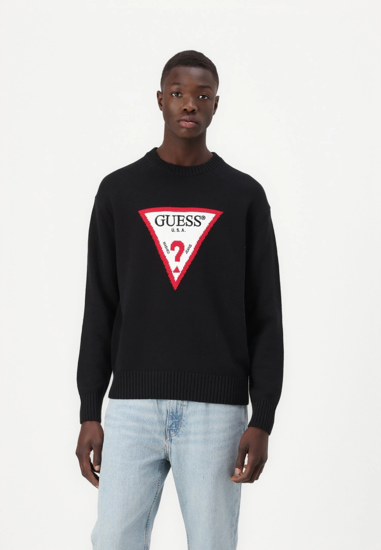 BIG TRIANGLE - Jumper - Jet Black 1 BIG TRIANGLE - Jumper - Jet Black