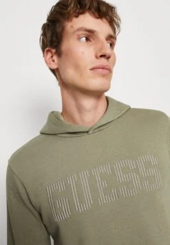 Guess Beau Hoodie - Sweatshirt - Mossy Green -Guess Clothing Sale 965c22765daa491e85a45e6ec57aaf5b