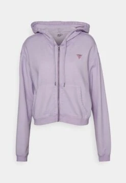 Go Sophie Classic Logo Hoodie - Zip-Up Sweatshirt - Light Iris -Guess Clothing Sale 96a70977b54e407fbef7c74dd9852323
