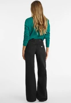 WIDE - Wide Leg - Schwarz -Guess Clothing Sale 97c85a8c38434c6f8a616d157960bdaf