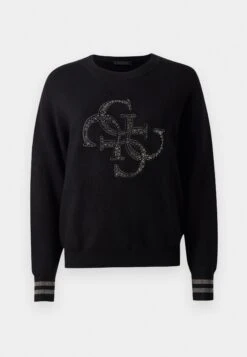 Guess SYLVIE LOGO - Sweatshirt - Jet Black 10 Guess SYLVIE LOGO - Sweatshirt - Jet Black -Guess Clothing Sale 97ec4aa0c96340f3b71d7f3a02e851cf