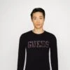 Guess Ermak Cn- Long Sleeved Top - Jet Black