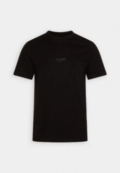 Guess Aidy Cn Ss - Basic T-Shirt - Jet Black -Guess Clothing Sale 98f89862a54a4d0290f32296e7fbbab3