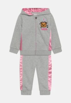 Guess Newborn Active Set- Tracksuit - Light Stone Heather