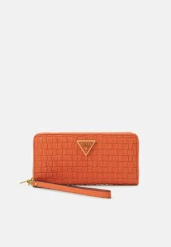 Guess Lisbet Large Zip Around - Wallet - Papaya