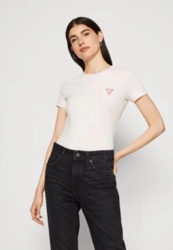 Guess Ss Cn Mini Triangle Tee - Basic T-Shirt - Low Key Pink -Guess Clothing Sale 9b3bd45ad0074a4f9dad2324c01ddb71
