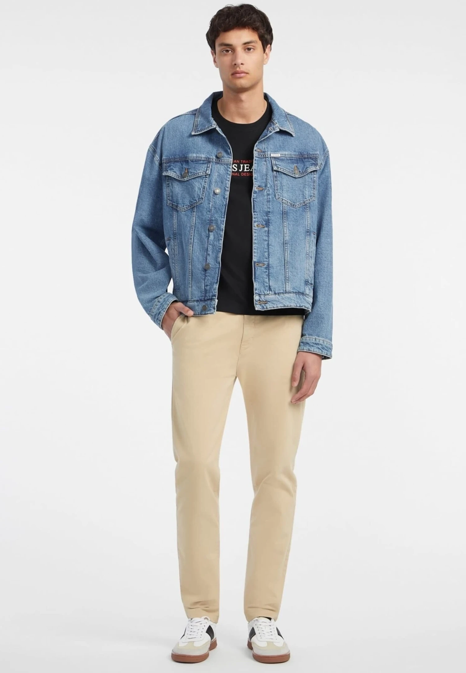 AMERICAN TEE - Print T-shirt - Schwarz 2 AMERICAN TEE - Print T-shirt - Schwarz - Image 2