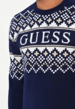 Guess JACQUARD - Jumper - Smart Blue 12 Guess JACQUARD - Jumper - Smart Blue -Guess Clothing Sale 9c692b381a044dbeb9adba706eb533cd