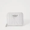 Guess ALDINA SMALL ZIP AROUND - Wallet - Silver-coloured