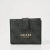 Guess LAUREL PETITE TRIFOLD - Wallet - Dark Grey