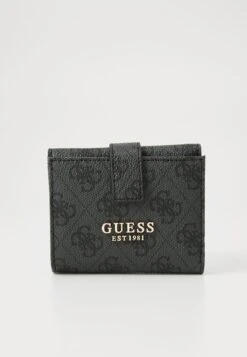 Guess LAUREL PETITE TRIFOLD - Wallet - Dark Grey