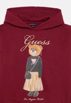 Guess JUNIOR OVERSIZE ACTIVE HOOD - Sweatshirt - Ballroom Red -Guess Clothing Sale 9e42847aa1194748b82f50b79a57ff8a