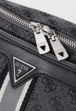 Guess MILANO BUMBAG - Bum Bag - Coal/black -Guess Clothing Sale 9e8d6a528b754ded94c9a507047ead85