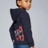Guess CORE TODDLER KIDS BOY ZIP UP HOODED ACTIVE - Zip-up Sweatshirt - Smart Blue