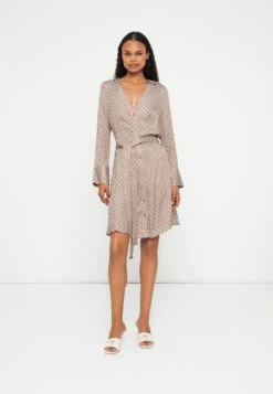 BRITNEY SHORT DRESS - Day Dress - Beige