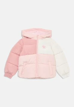 Guess Winter Jacket - Light Pink/white