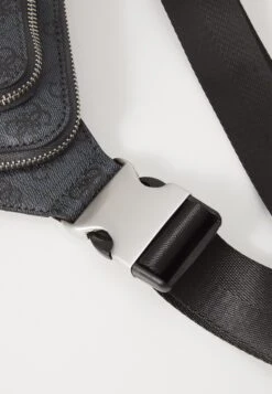 Guess MILANO FLAT - Bum Bag - Black -Guess Clothing Sale a093aaf2e5b24b21ba5922aa38de820e