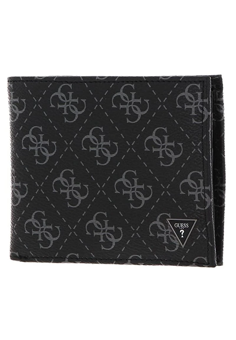Guess Vezzola Smart Blfold W Sf W Cp - Wallet - Dark Black 1 Guess Vezzola Smart Blfold W Sf W Cp - Wallet - Dark Black