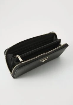 Guess LAUREL LARGE ZIP AROUND - Wallet - Black -Guess Clothing Sale a1a6978119cc40b385af08f49bba0836